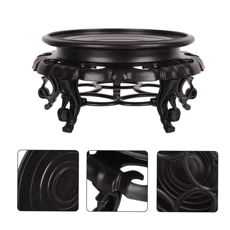 Βάση Γλάστρας Καφέ 19cm - Pot Base Vase Stand