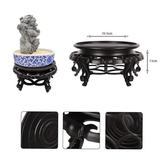 Βάση Γλάστρας Καφέ 19cm - Pot Base Vase Stand