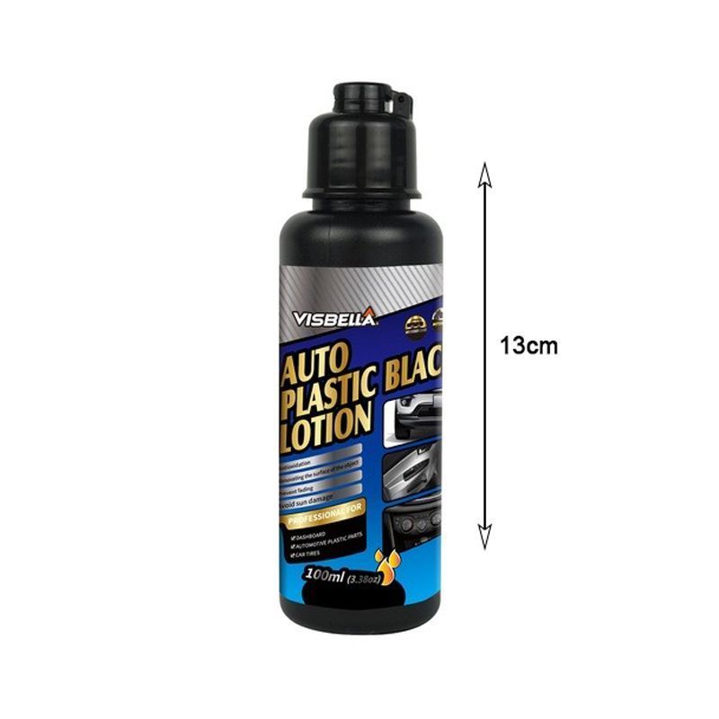 Visbella Αλοιφή για Πλαστικά Αυτοκινήτου 100ml - Auto Plastic Black Lotion