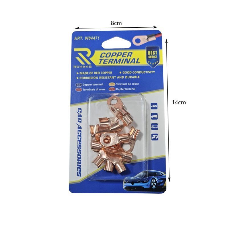 Rchang Ακροδέκτες Οπής Χάλκινο 12τμχ 20A W04471 - Copper terminal 12pcs