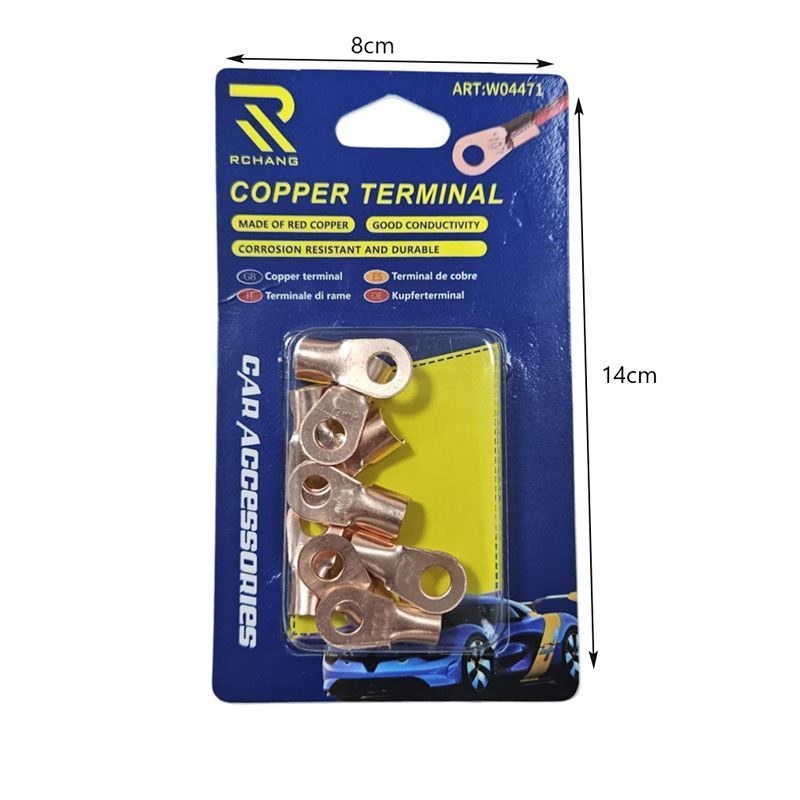 Rchang Ακροδέκτες Οπής Χάλκινο 10τμχ 40A W04471 - Copper terminal 10pcs