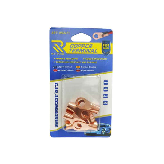 Rchang Ακροδέκτες Οπής Χάλκινο 6τμχ 60A W04471 - Copper terminal 6pcs