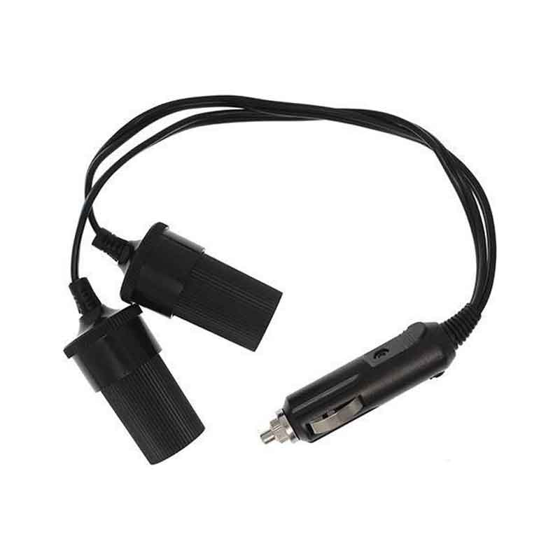 Rchang Αντάπτορας Αναπτήρα Αυτοκινήτου 41.4cm 12/24V με 2 Παροχές W14257- Fuded Cigarette Lighter Plug