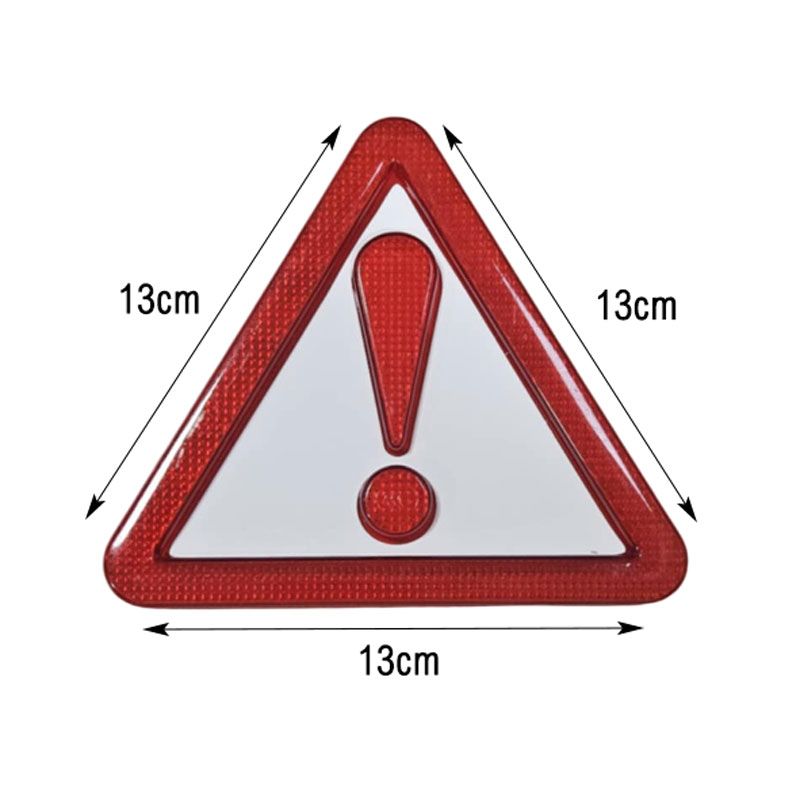 Προειδοποιητικό Αυτοκόλλητο Τρίγωνο 13x13cm - Warning Triangle Sticker