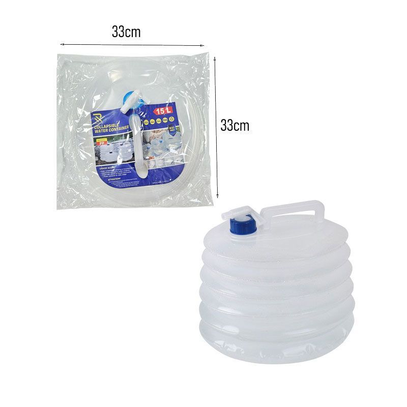 Πτυσσόμενο Δοχείο Νερού 15L με Βρύση - Collapsible Water Container 15L with Spigot