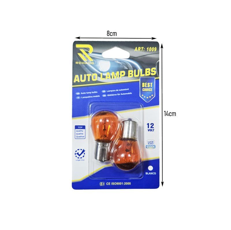 RCHANG Λάμπες Αυτοκινήτου 1009 – Σετ 2 Τεμαχίων 12V 6500K - Auto Lamp Bulbs