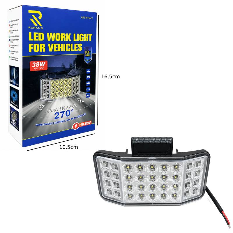 Rchang Προβολέας Εργασίας LED 38W για Οχήματα 270° - 38W LED Work Light for Vehicles 270°