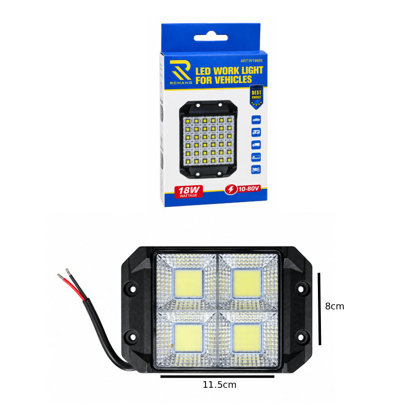 Rchang Προβολέας Εργασίας LED Αυτοκινήτου 18W 10-80V W19669-1 - 18W 10-80V LED Work Light for Vehicles