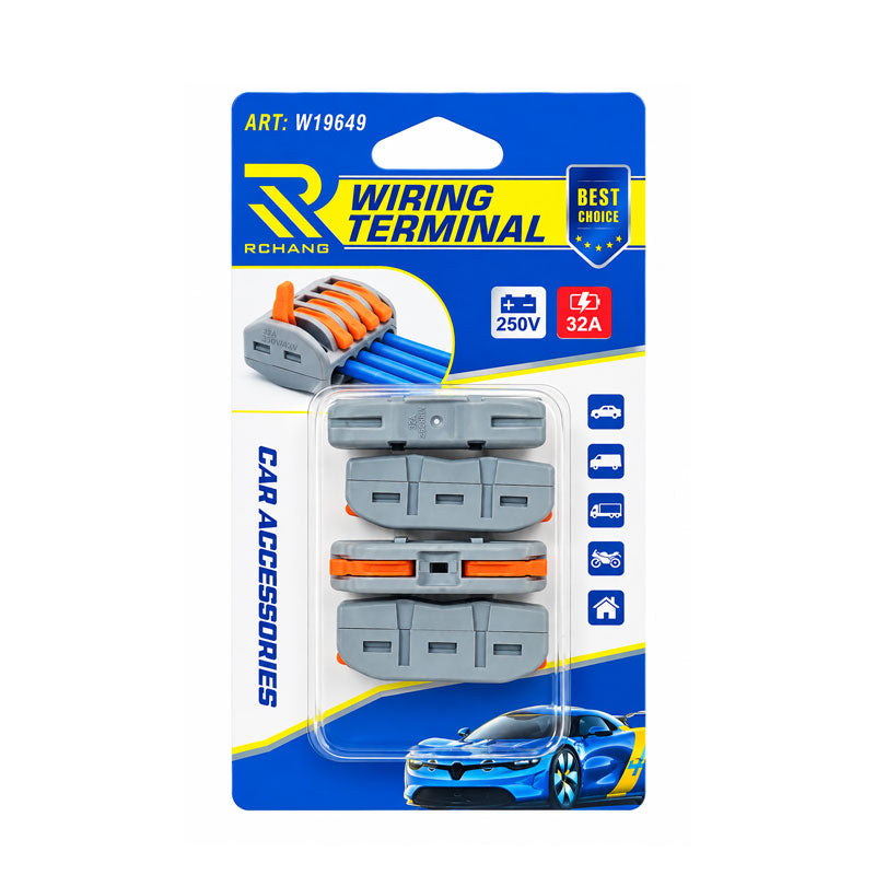 Rchang Κλέμμες Ταχείας Σύνδεσης Καλωδίων 32A 250V 4 Τεμάχια – Quick Wiring Terminal Connectors