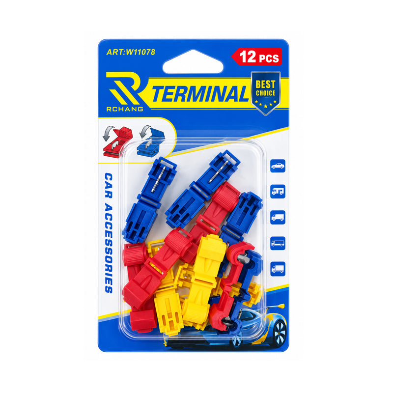 Rchang Σετ Ταχυσύνδεσμοι Καλωδίων 1,5-2,5mm² 12 Τεμαχίων W11078 - Quick Splice Wire Connectors 1.5-2.5mm² 12 Pieces