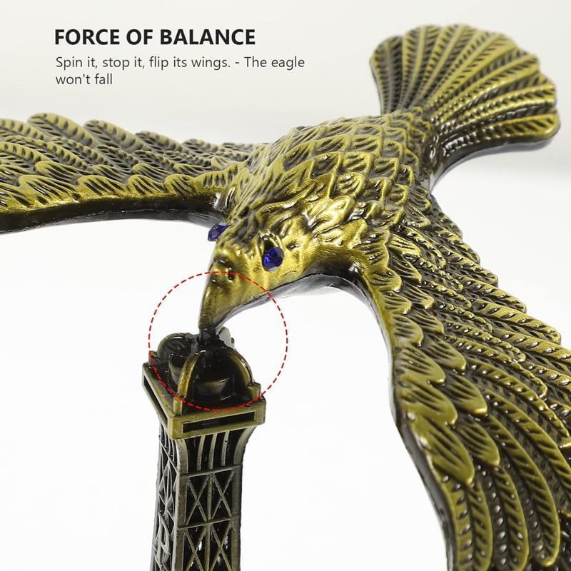 Διακοσμητικό Πύργος του Άιφελ με Αετό - Eiffel Tower Balance Eagle Decor