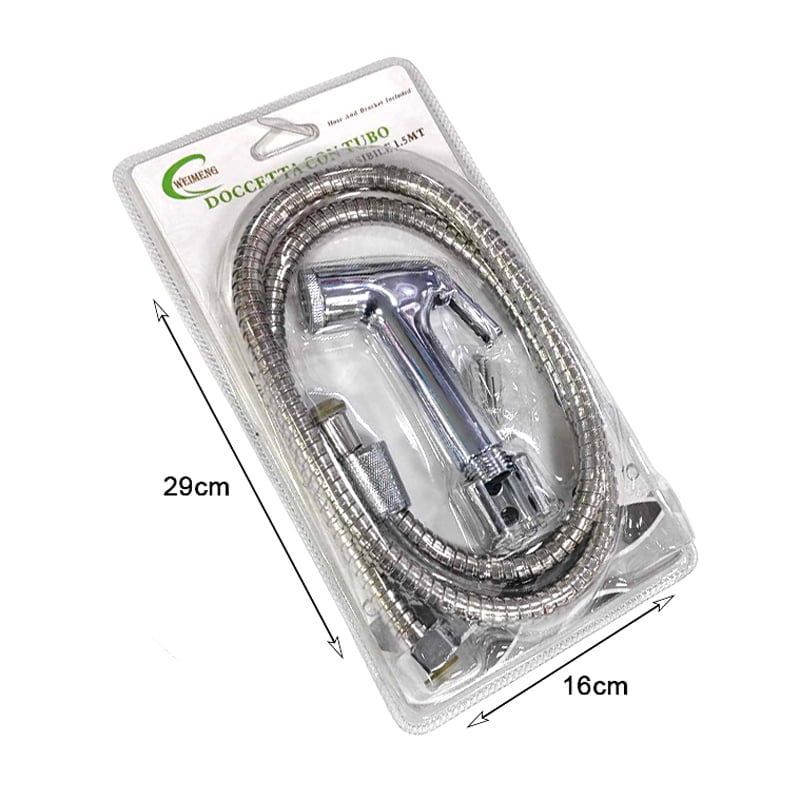 Weimeng Τηλέφωνο Ντους Μπάνιου με Σπιράλ 1.5ΜΤ - Shower Head Flessible 1.5ΜΤ