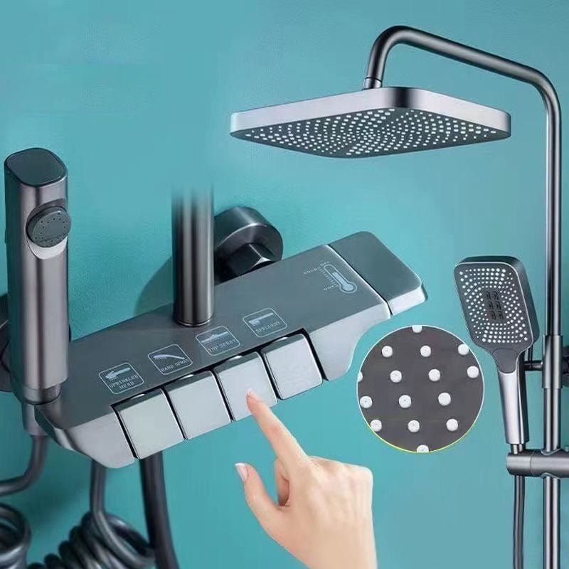 Yimanuo Ρυθμιζόμενη Στήλη Ντουζ με Μπαταρία - Adjustable Shower Column with Faucet