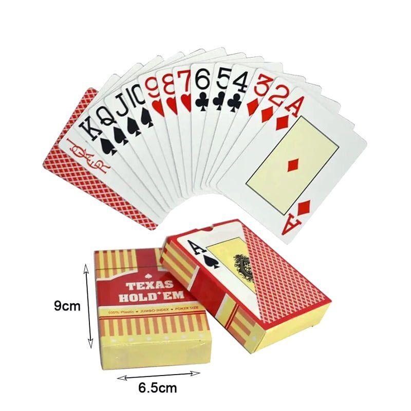 Texas Hold' Em Τράπουλα - Poker Plastic Playing Cards