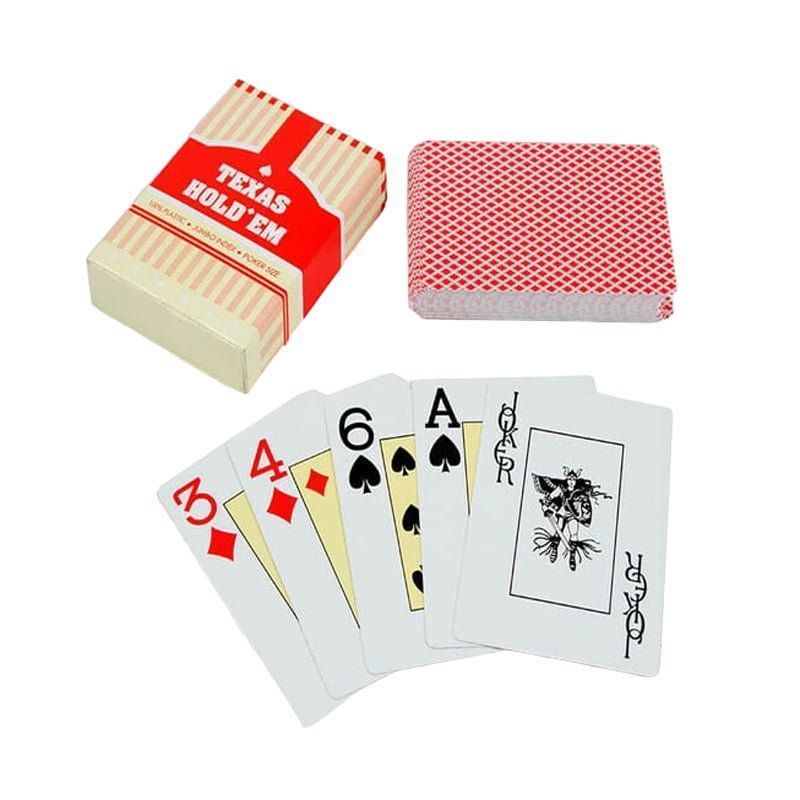 Texas Hold' Em Τράπουλα - Poker Plastic Playing Cards