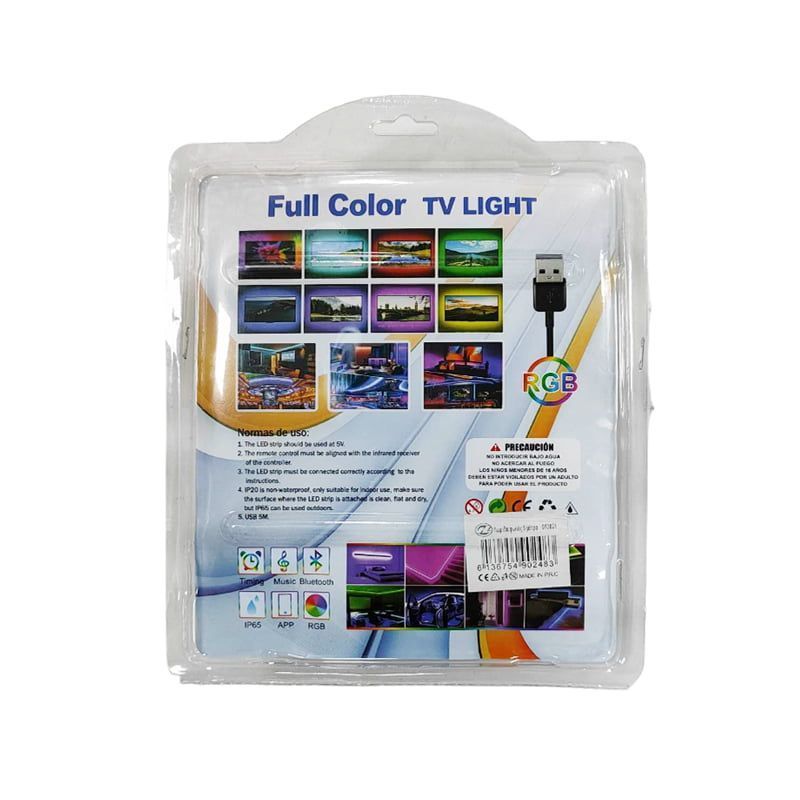 Ταινία Led για τηλεόραση RGB ΙΡ65 5Μ - Full color TV light