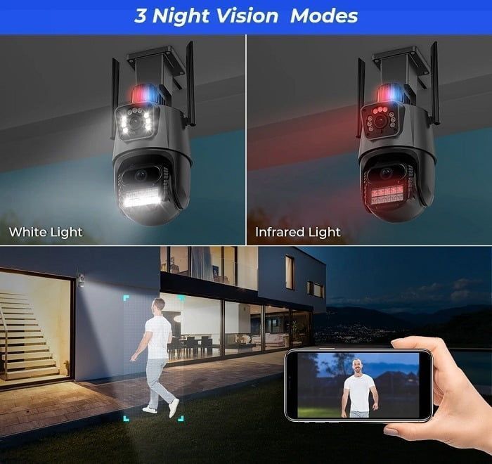 IP Κάμερα Παρακολούθησης 6MP Full HD+ με Αμφίδρομη Επικοινωνία και Φακό  - Surveillance Camera
