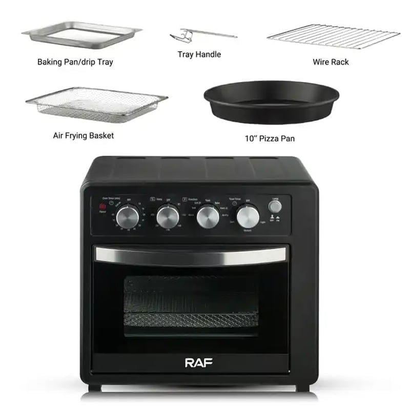 RAF Φριτέζα Αέρος & Ηελκτρικόσ Φούρνος 32lt 1700W R.5331 - Electric Oven & Air Fryer & Toaster