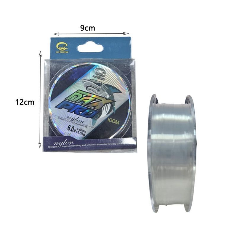 Νάιλον Πετονιά Ψαρέματος MAX PRO 100m – 6.0# 0.40mm / 15.5kg - Nylon Fishing Line - Angel shopping