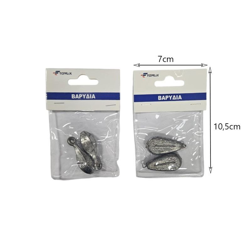 Βαρίδια Ψαρέματος 30g - Fishing Weights