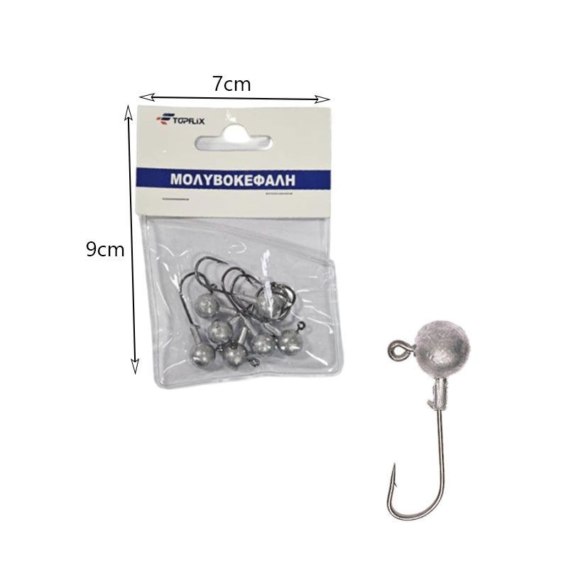 Μολυβοκεφαλές Ψαρέματος 14g- Jig Heads Fishing Hooks