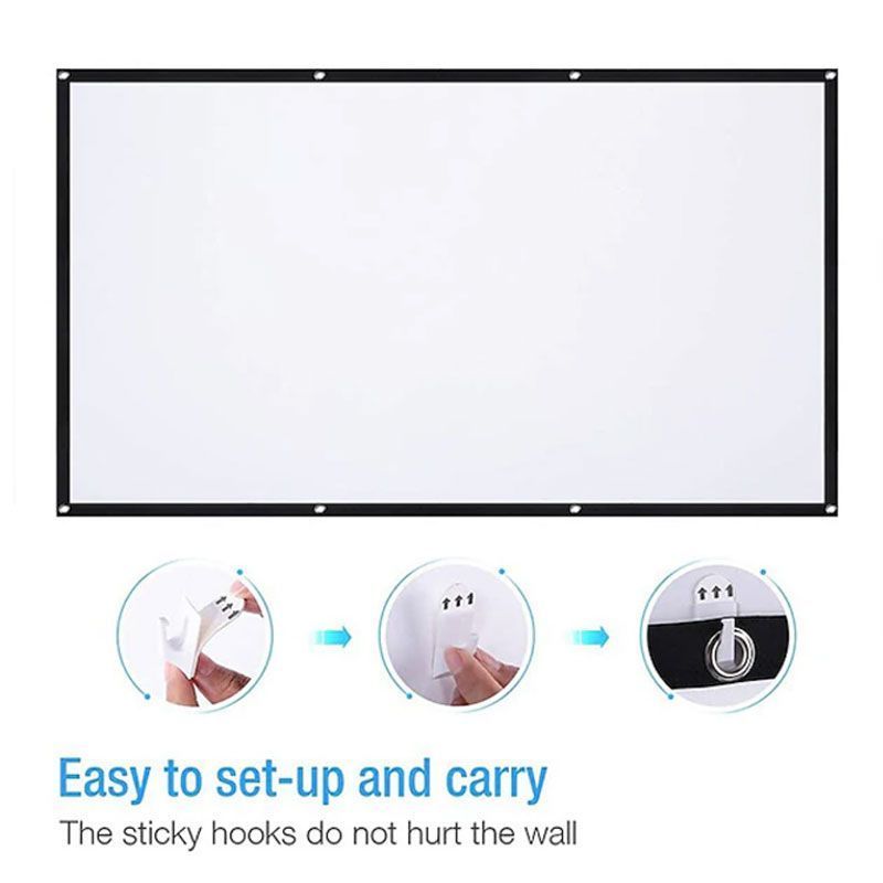 Πανί Προτζέκτορα – Οθόνη Προβολής 100 ίντσες - Projector Screen