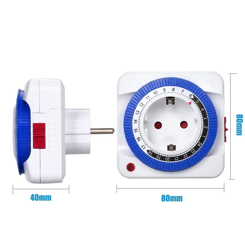 24ώρος Αναλογικός χρονοδιακόπτης 3600W 16Α - Programme timer