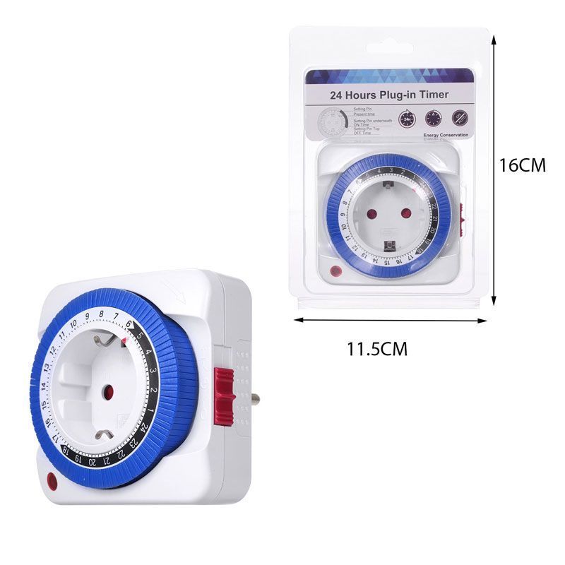 24ώρος Αναλογικός χρονοδιακόπτης 3600W 16Α - Programme timer