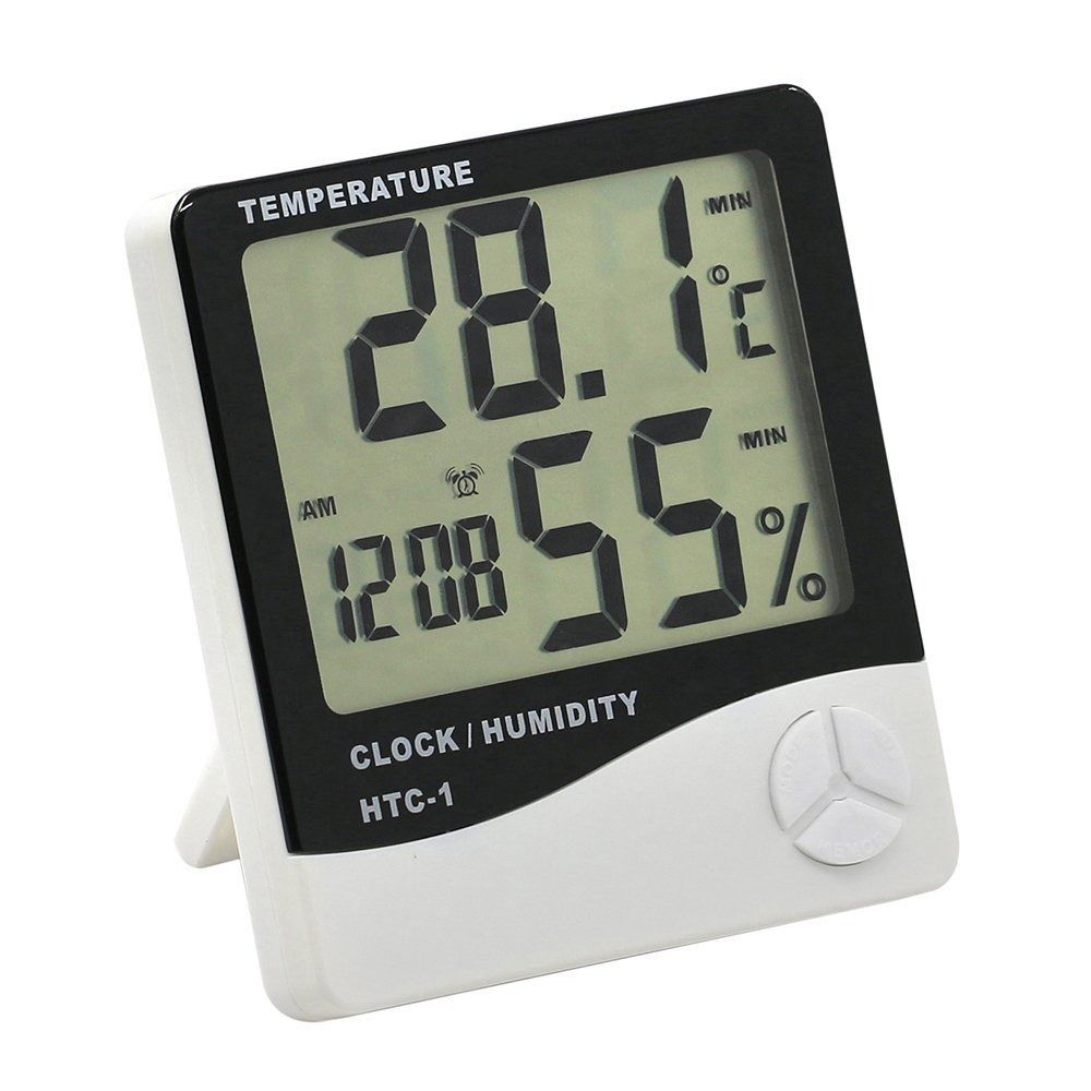 Θερμόμετρο - Υγρόμετρο HTC-1 - Clock humidity