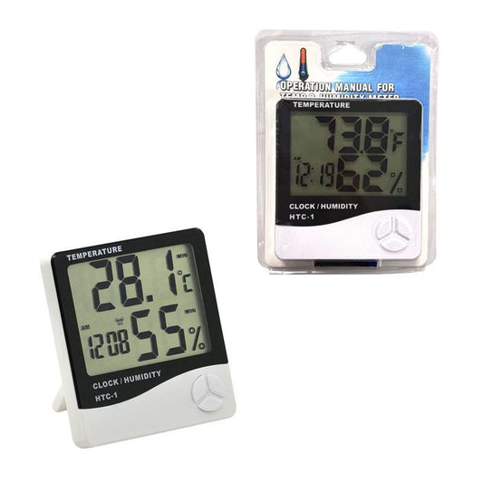Θερμόμετρο - Υγρόμετρο HTC-1 - Clock humidity
