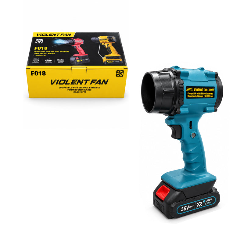 F018 Φυσητήρας Αέρα Μπαταρίας 110.000 RPM με Συμβατότητα Μπαταριών 18V - Cordless Air Blower 110,000 RPM Compatible with 18V Batteries