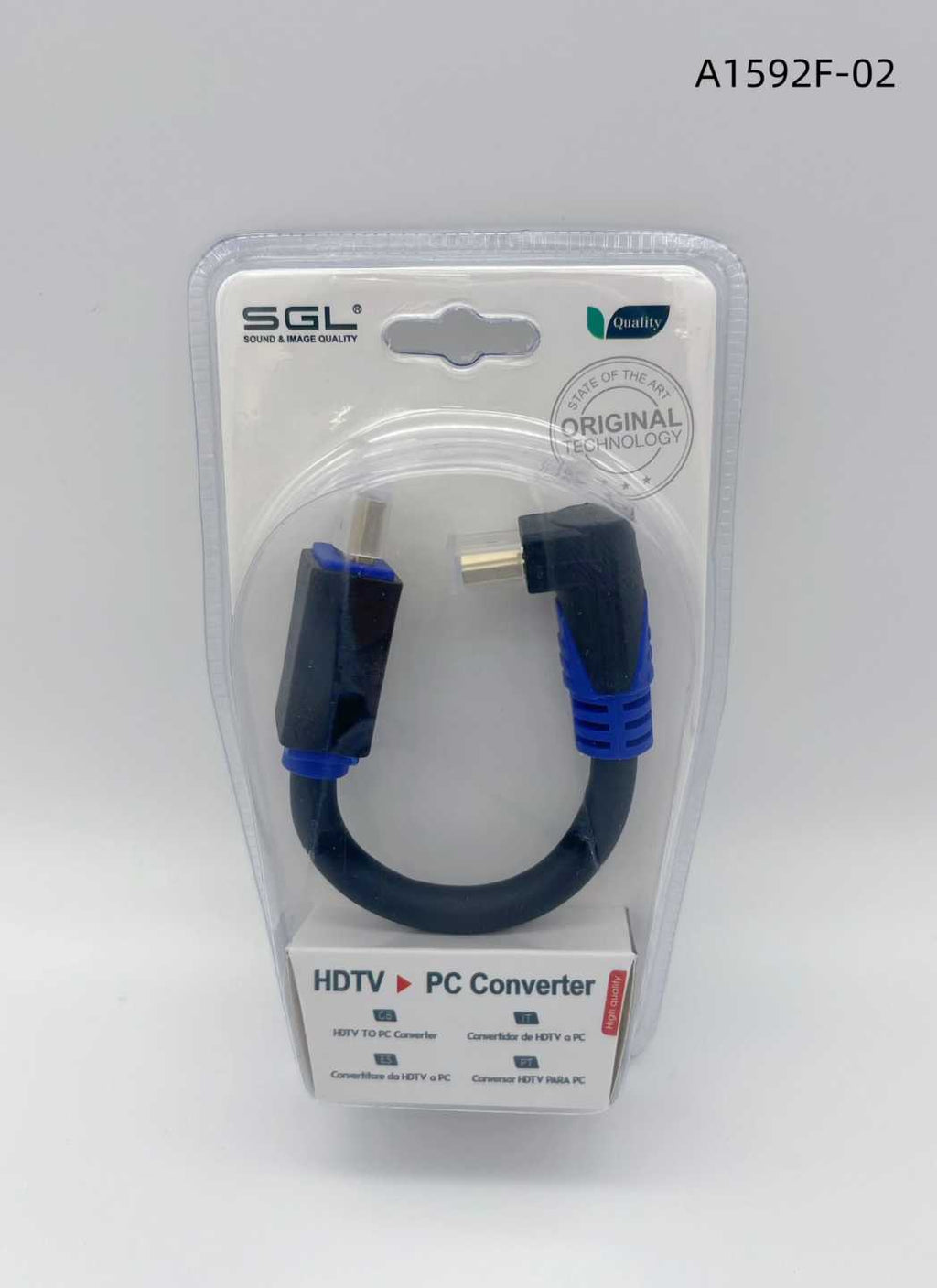 Αντάπτορας καλώδιο HDMI γωνιακό 90° - A1592F-02 - Male/Male - 098050