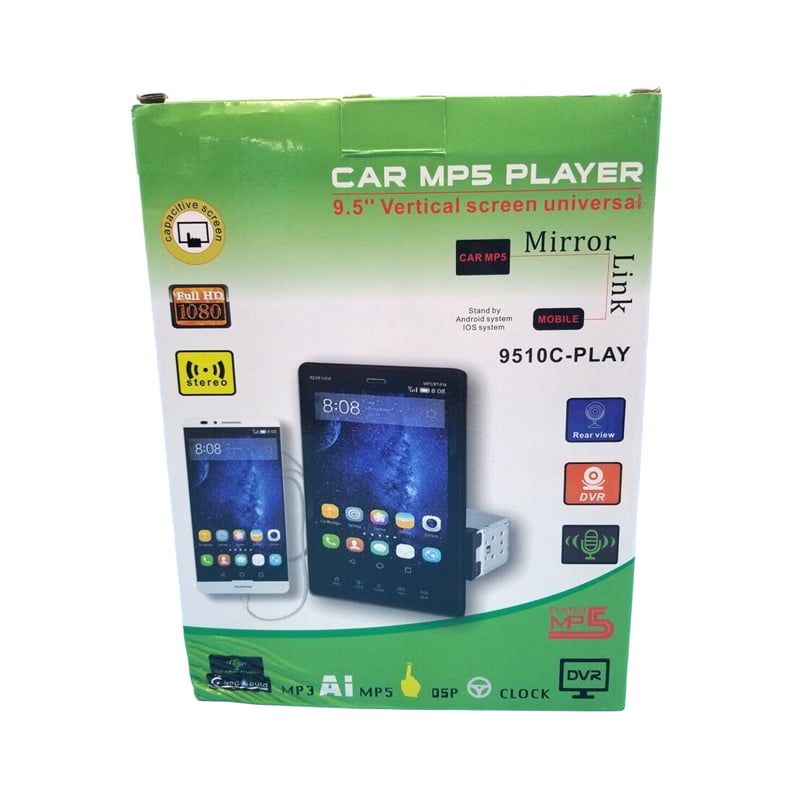 Ηχοσύστημα Αυτοκινήτου Universal 1DIN (Bluetooth/USB) με Οθόνη Αφής 9.5" - Car MP5 Player Vertical Screen Universal