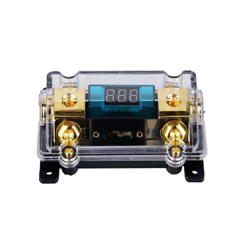 PerVoi Ασφαλειοθήκη με ψηφιακό βολτόμετρο CTC-387 - Digital Fuse Holder