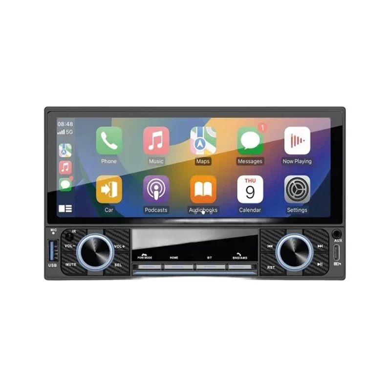 PerVoi Οθόνη αυτοκινήτου Ηχοσύστημα Bluetooth USB AUX MP5 FM 6.8″ 12V 60W CTC-6821 - Car 1 Din HD Touch Screen Rearview Function