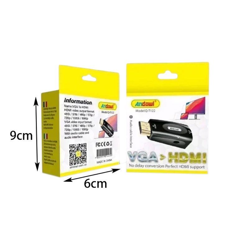 Andowl Μετατροπέας VGA TO HDTV Q-T122