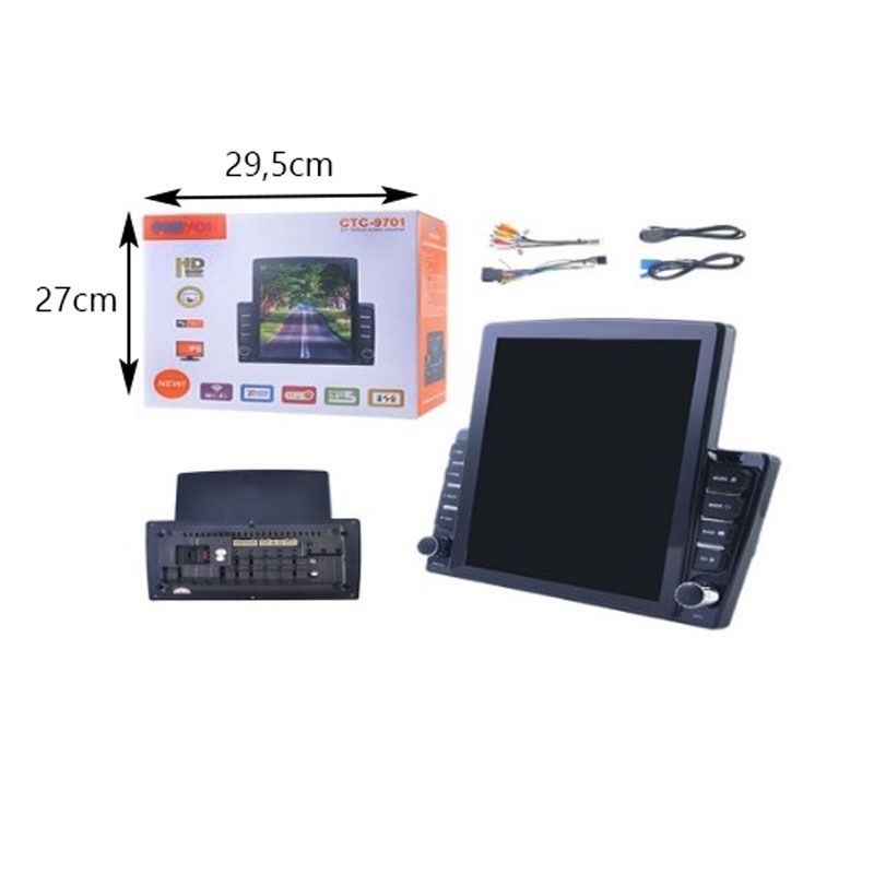 PerVoi Οθόνη Αυτοκινήτου 9.7’ HD με GPS, Bluetooth & USB CTC-9701 – Car Multimedia Screen