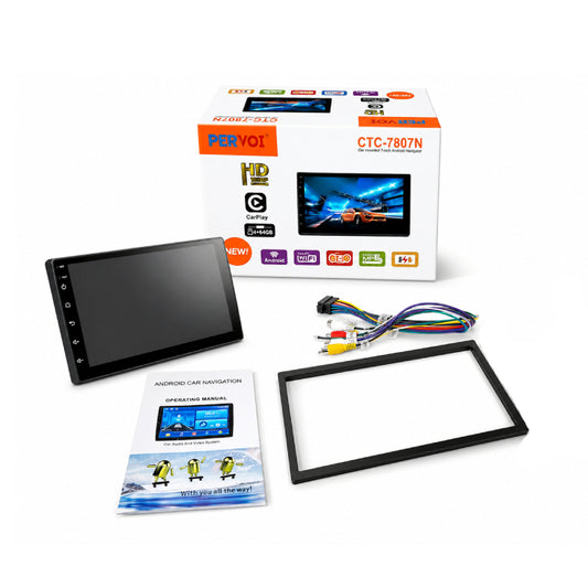 PerVoi Οθόνη Αυτοκινήτου 7" Android 15 με GPS, Wi-Fi & CarPlay CTC-7807N - 7" Android 15 Car Multimedia Player with GPS, Wi-Fi & CarPlay