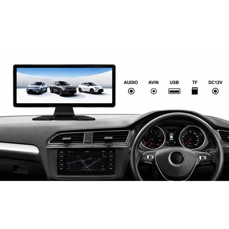PerVoi Οθόνη Αυτοκινήτου 10.26" με Bluetooth, CarPlay & Android Auto CTC-1048B - Car Display with Bluetooth, CarPlay & Android Auto
