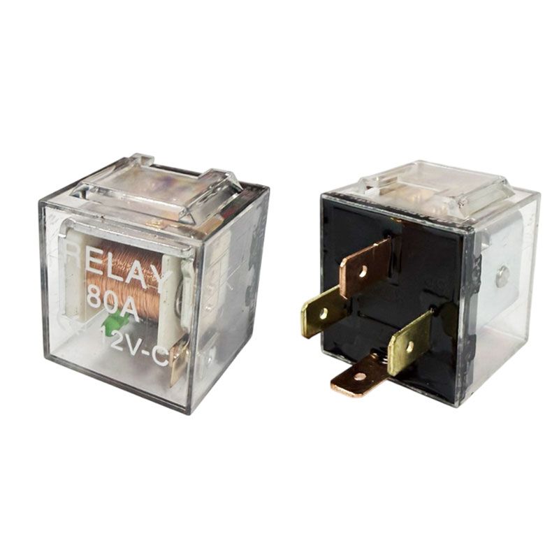 Ρελέ με 4 επαφές 12V 80A - 4 Pin relay - Angel shopping