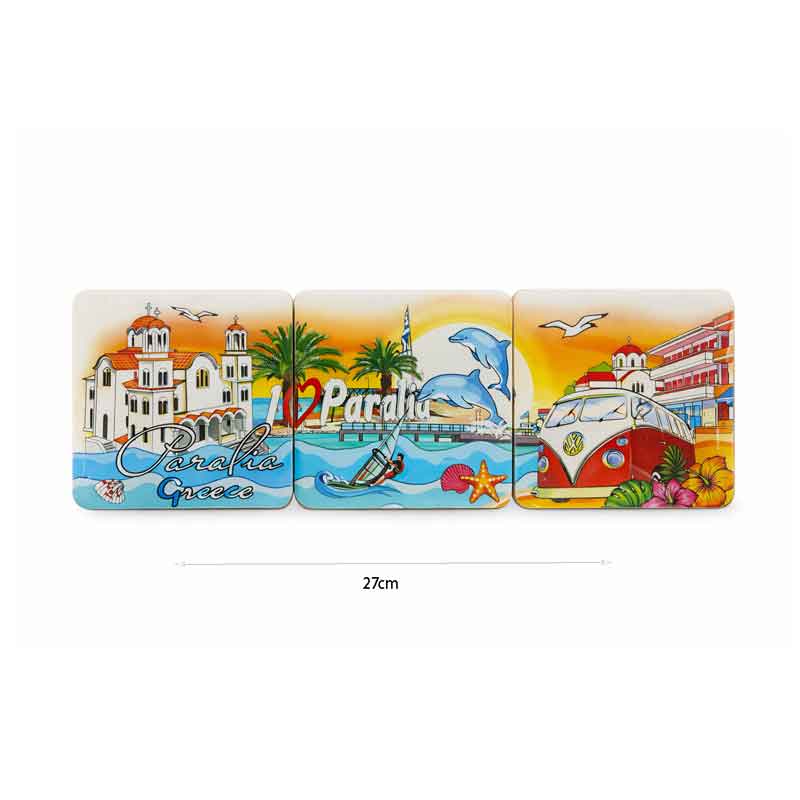 Σετ Σουβέρ Παραλία 3 Τεμάχια - Paralia Coaster Set 3 Pieces
