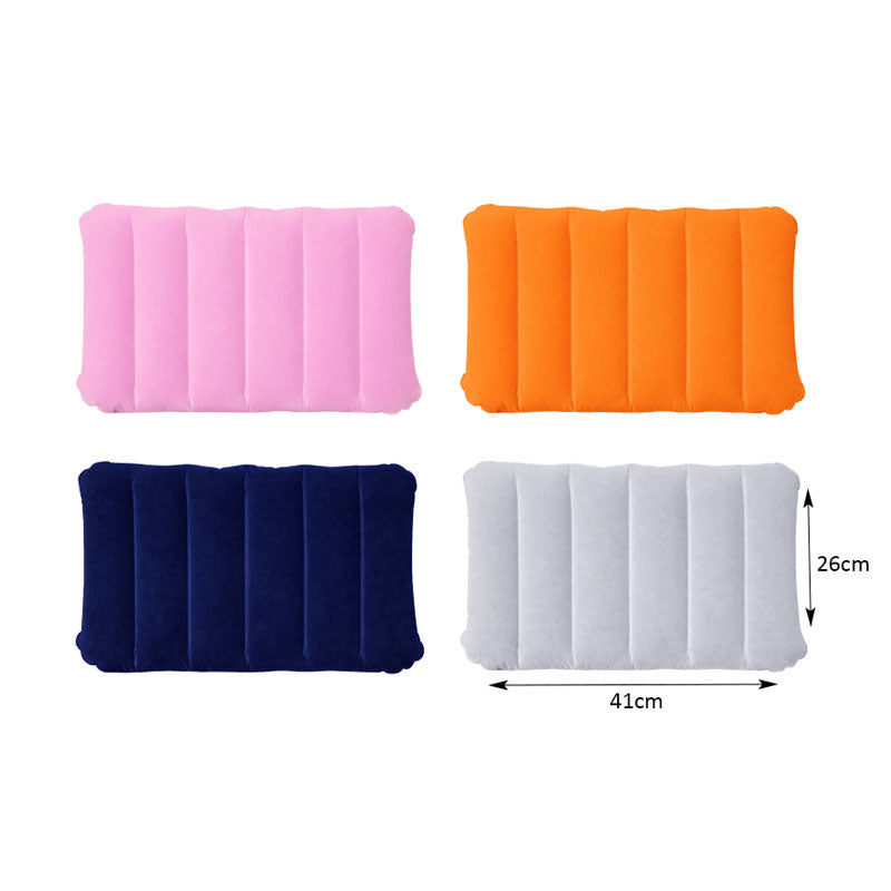 Φουσκωτό Μαξιλάρι Ταξιδιού Παραλίας 41x26cm - Inflatable Travel Pillow Beach Camping