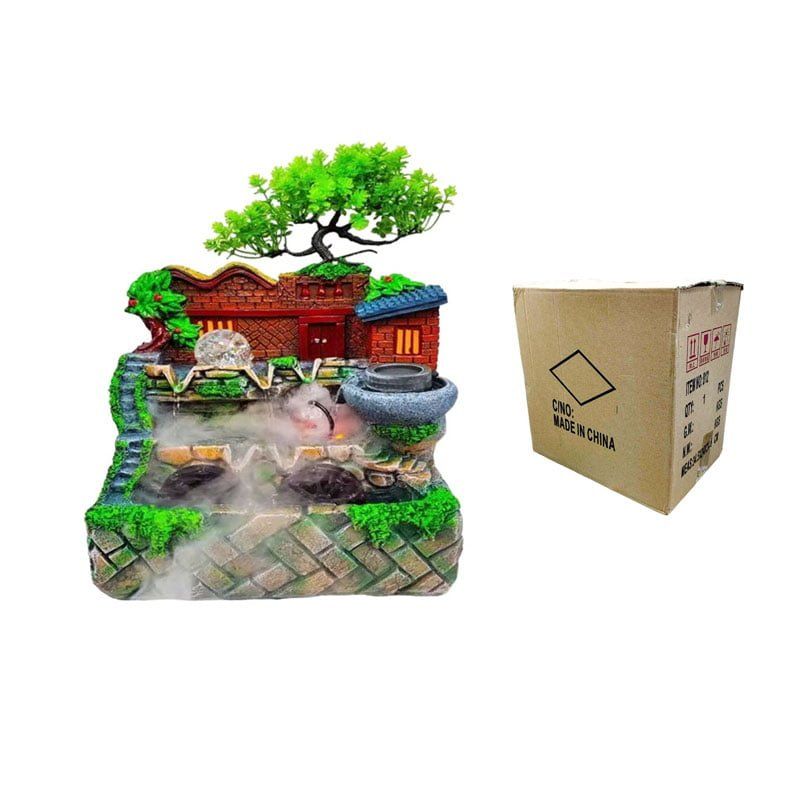Διακοσμητικό Συντριβάνι Feng Shui - Resin craft bonsai running water ornament