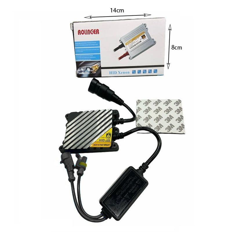 Ανταλλακτικό Μετασχηματιστής Ballast Rolinger 12v 55w για Φώτα Xenon 1τμχ - Xenon HID conversion kit