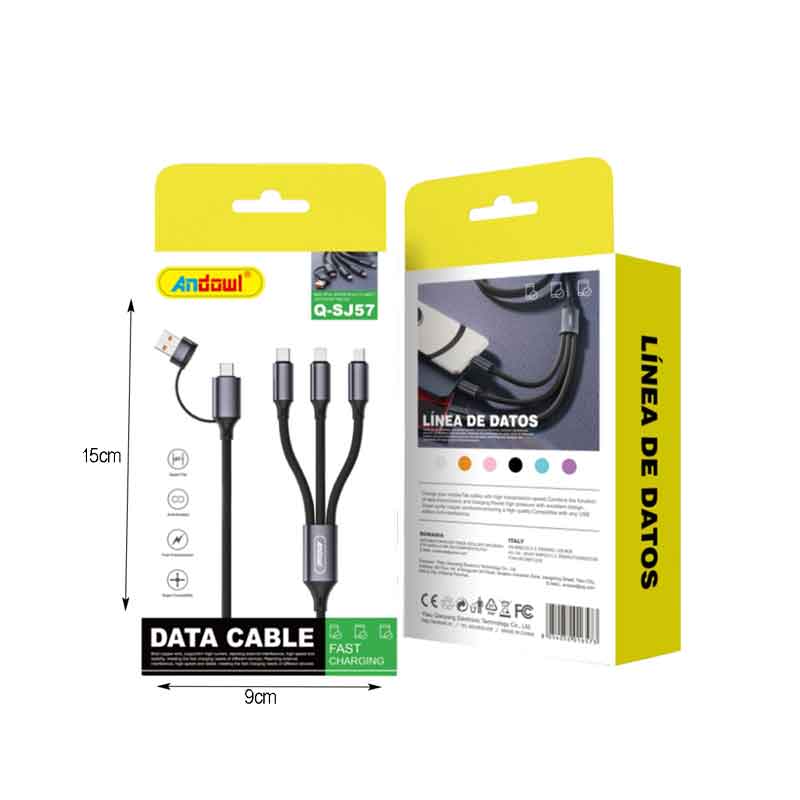 Andowl Καλώδιο Δεδομένων 3.5mm Q-SJ57 - Data Cable
