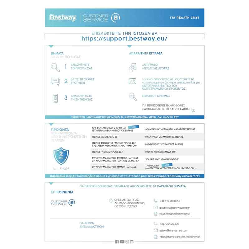 Bestway Πισίνα Steel Pro Παραλληλόγραμμη 300x201x66cm #56404 - Bestway pool