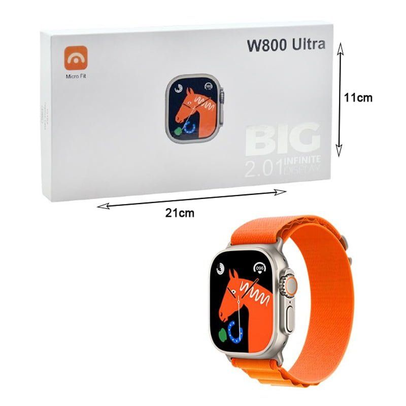 Smartwatch W800 Ultra 2.01 Infinite Display 49mm