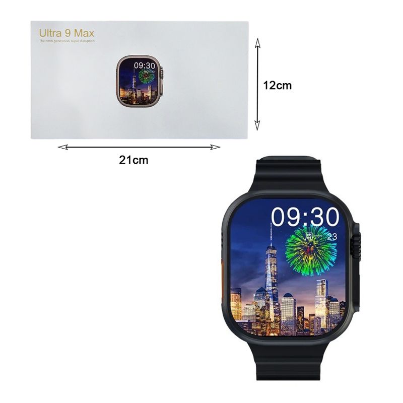 Ultra 9 Max Smartwatch με Παλμογράφο