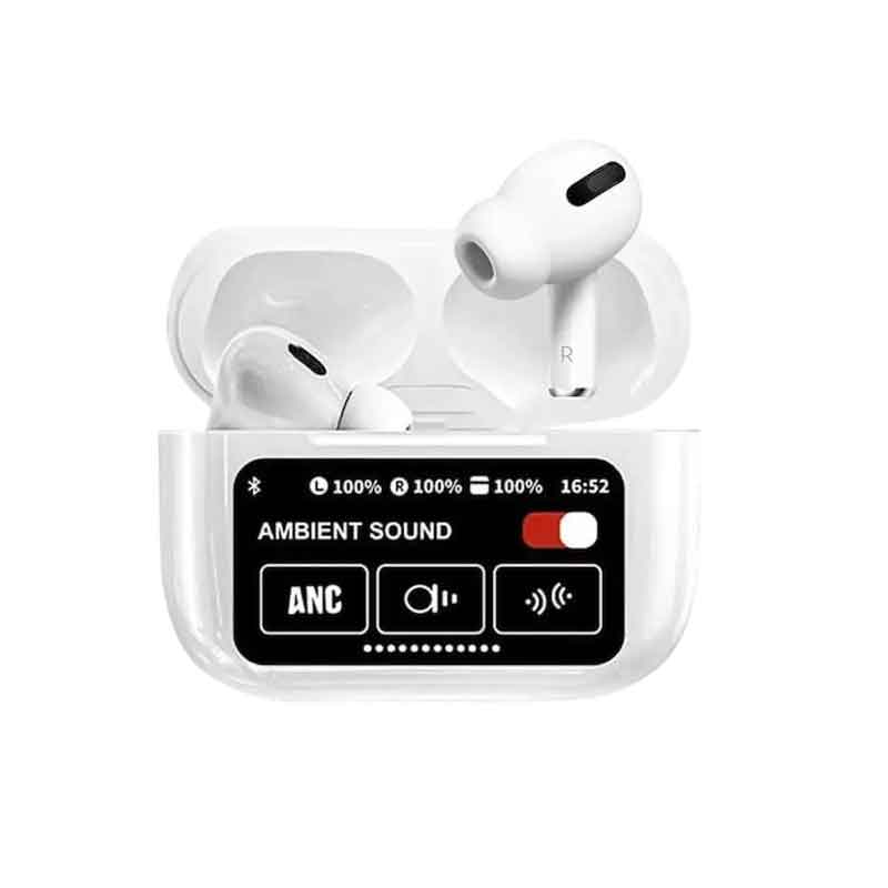 Ασύρματα Ακουστικά Bluetooth Με Οθόνη Αφής Και ENC – Wireless Bluetooth Earbuds With Touch Screen And ENC