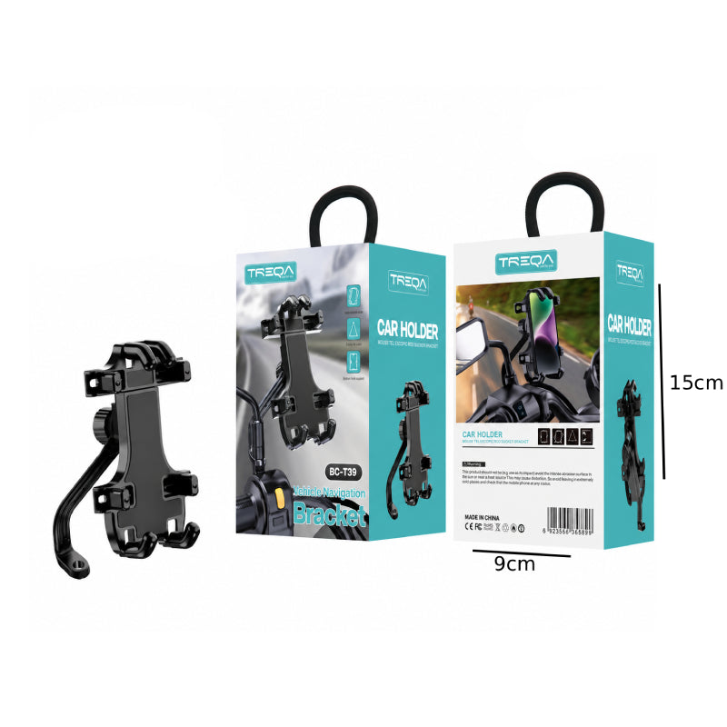 Treqa Βάση Κινητού για Μηχανή & Ποδήλατο BC-T39 - Motorcycle & Bicycle Phone Holder